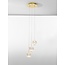 Nova Luce BRILLANTE - hanging lamp - Ø 22 x 120 cm - 15W LED DIM
