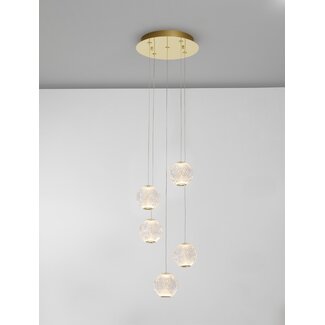 Nova Luce BRILLANTE - hanglamp - Ø 27 x 120 cm - 21W LED DIM