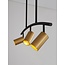Hanglamp POGNO  - 72 x 90 cm - zwart / goud - GU10