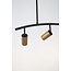 Hanging lamp POGNO - 72 x 90 cm - black / gold - GU10