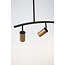 Lampe suspendue POGNO - 72 x 90 cm - noir / or - GU10