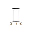 Lampe suspendue POGNO - 72 x 90 cm - noir / or - GU10