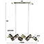 Hanging lamp 8L rotar