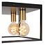 RUBEN - Ceiling lamp - 4xE27 - Black - 00124/14/30