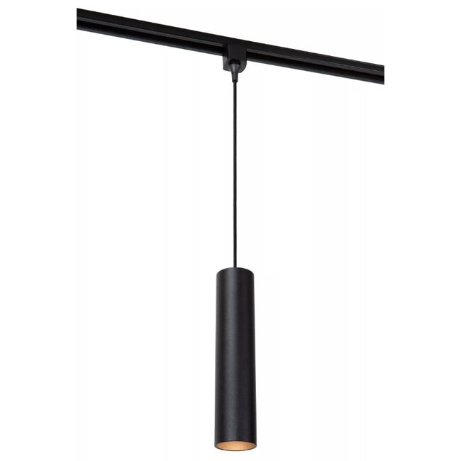 TRACK FLORIS Hanglamp - 1-fase Railsysteem / Railverlichting - 1xGU10 - Zwart - 09955/01/30