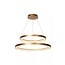 Lucide Premium VIDAL - Hanging lamp - Ø 78 cm - LED Dim. - 1x92W 2700K - Matte Gold / Brass - 46403/92/02