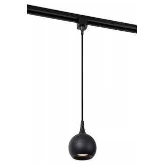 Lucide TRACK FAVORI Hanging lamp - 1-phase Track system / Track lighting - 1xGU10 - Black - 09956/01/30