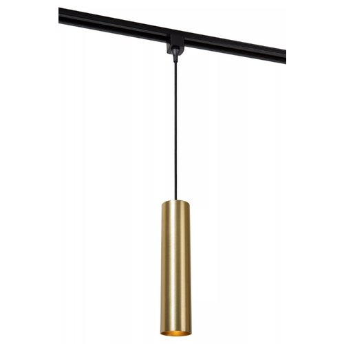Lucide TRACK FLORIS Suspension - Système de rail monophasé / Eclairage sur rail - 1xGU10 - Or mat / Laiton - 09955/01/02 Lucide TRACK FLORIS Suspension - Système de rail monophasé / Eclairage sur rail - 1xGU10 - Or mat / Laiton - 09955/01/02
