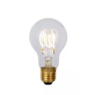 Lucide A60 - Ampoule à filament - Ø 6 cm - LED Dim. - E27 - 1x5W 2700K - Transparente - 49042/05/60