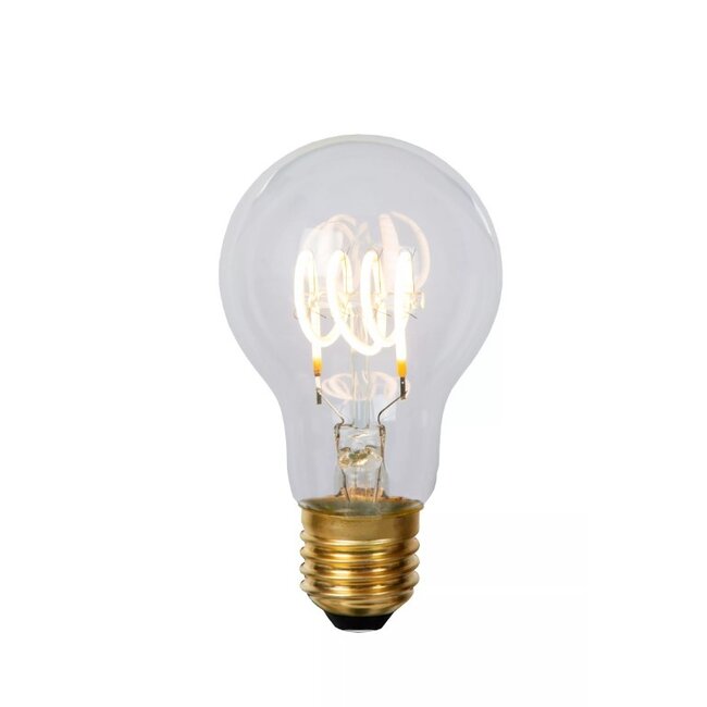 A60 - Filament bulb - Ø 6 cm - LED Dim. - E27 - 1x5W 2700K - Transparent - 49042/05/60