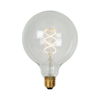 Lucide G125 - Ampoule à filament - Ø 12,5 cm - LED Dim. - E27 - 1x5W 2700K - Transparente - 49033/05/60