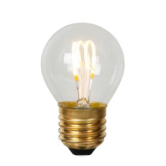 Lucide G45 - Ampoule à filament - Ø 4,5 cm - LED Dim. - E27 - 1x3W 2700K - Transparente - 49045/03/60