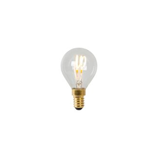 Lucide P45 - Ampoule à filament - Ø 4,5 cm - LED Dim. - E14 - 1x3W 2700K - Transparente - 49046/03/60