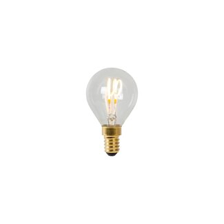 Lucide P45 - Filament bulb - Ø 4.5 cm - LED Dim. - E14 - 1x3W 2700K - Transparent - 49046/03/60