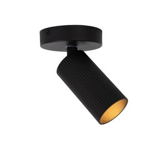 Lucide CLUBS - Spot plafond - 1xGU10 - Noir - 09939/01/30