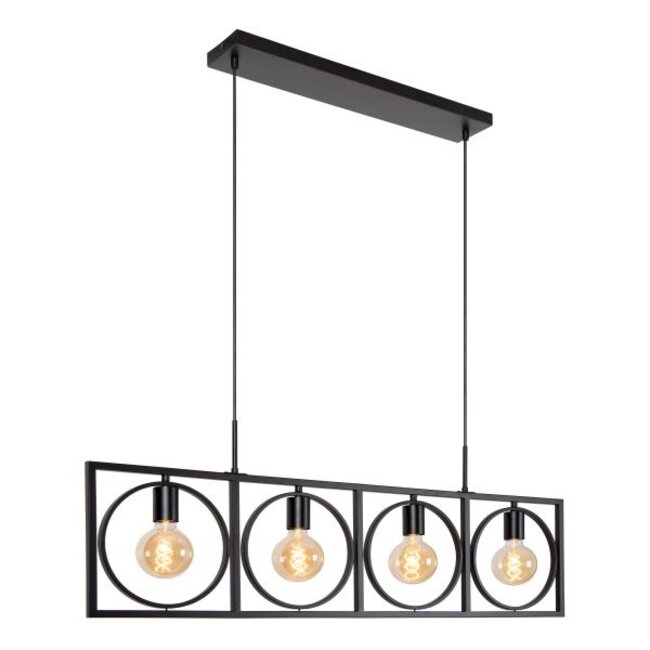 SUUS - Hanging lamp - 4xE27 - Black - 00427/04/30