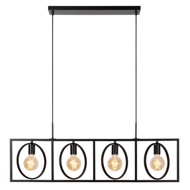 SUUS - Hanging lamp - 4xE27 - Black - 00427/04/30