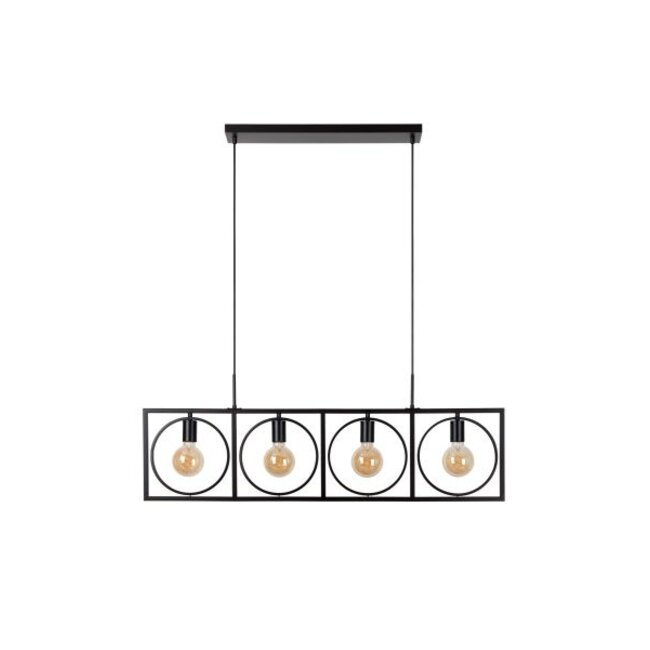 SUUS - Hanging lamp - 4xE27 - Black - 00427/04/30