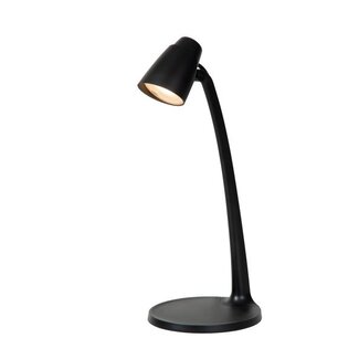Lucide LUDO - Lampe de bureau - LED - 1x4,5W 3000K - Noir - 18660/05/30