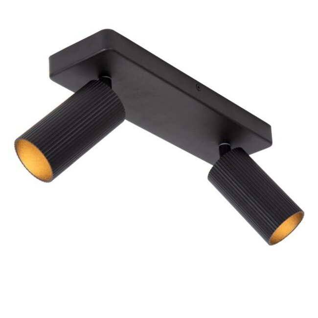 CLUBS - Ceiling spot - 2xGU10 - Black - 09939/02/30