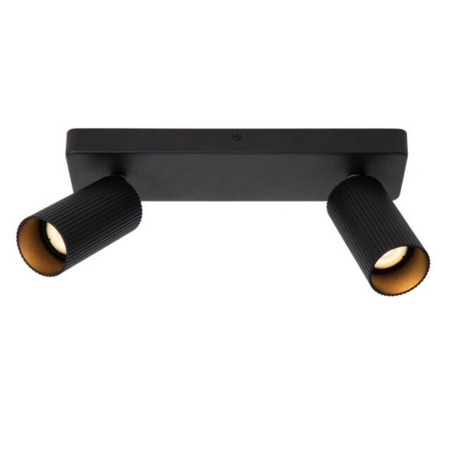 CLUBS - Spot plafond - 2xGU10 - Noir - 09939/02/30