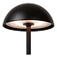 JOY - Lampe de table rechargeable Outdoor - Batterie - Ø 12 cm - LED Dim. - 1x1.5W 3000K - IP54 - Noir - 15500/02/30