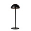 JOY - Lampe de table rechargeable Outdoor - Batterie - Ø 12 cm - LED Dim. - 1x1.5W 3000K - IP54 - Noir - 15500/02/30