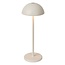 JOY - Lampe de table d'extérieur rechargeable - Fonctionne sur piles - Ø 12 cm - LED à intensité variable - 1 x 1,5 W 3000 K - IP54 - Blanc - 15500/02/31