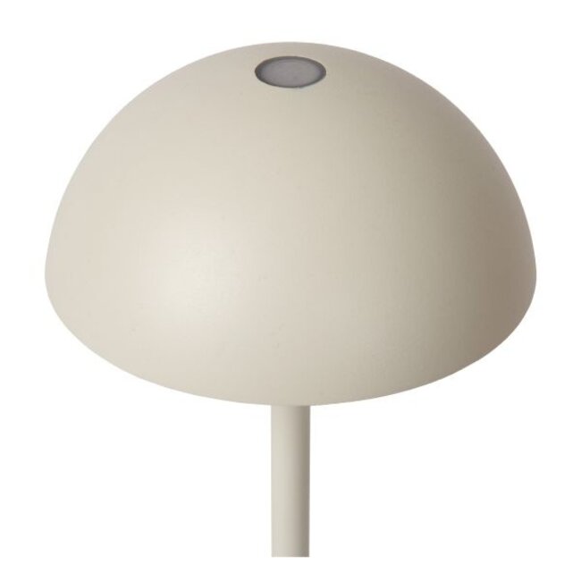 JOY - Lampe de table d'extérieur rechargeable - Batterie - Ø 12 cm - LED à intensité variable - 1 x 1,5 W 3000 K - IP54 - Blanc - 15500/02/31
