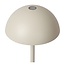 JOY - Lampe de table d'extérieur rechargeable - Batterie - Ø 12 cm - LED à intensité variable - 1 x 1,5 W 3000 K - IP54 - Blanc - 15500/02/31