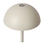 JOY - Lampe de table rechargeable Outdoor - Batterie - Ø 12 cm - LED Dim. - 1x1.5W 3000K - IP54 - Blanc - 15500/02/31