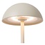 JOY - Lampe de table d'extérieur rechargeable - Batterie - Ø 12 cm - LED à intensité variable - 1 x 1,5 W 3000 K - IP54 - Blanc - 15500/02/31