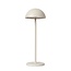 JOY - Lampe de table d'extérieur rechargeable - Batterie - Ø 12 cm - LED à intensité variable - 1 x 1,5 W 3000 K - IP54 - Blanc - 15500/02/31