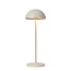 JOY - Lampe de table d'extérieur rechargeable - Batterie - Ø 12 cm - LED à intensité variable - 1 x 1,5 W 3000 K - IP54 - Blanc - 15500/02/31