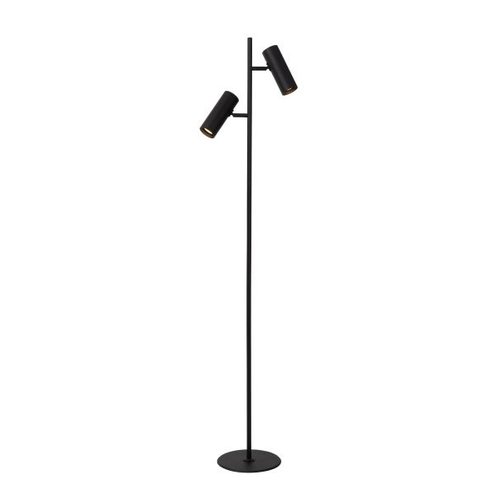 Lucide CLUBS - Vloerlamp - 2xGU10 - Zwart - 09739/02/30 Lucide CLUBS - Vloerlamp - 2xGU10 - Zwart - 09739/02/30