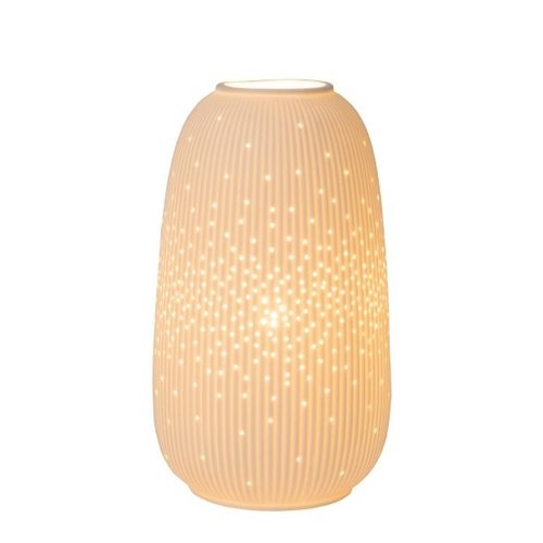 Lucide FLORES - Tafellamp - Ø 14,1 cm - 1xE14 - Wit - 13541/14/31 Lucide FLORES - Tafellamp - Ø 14,1 cm - 1xE14 - Wit - 13541/14/31