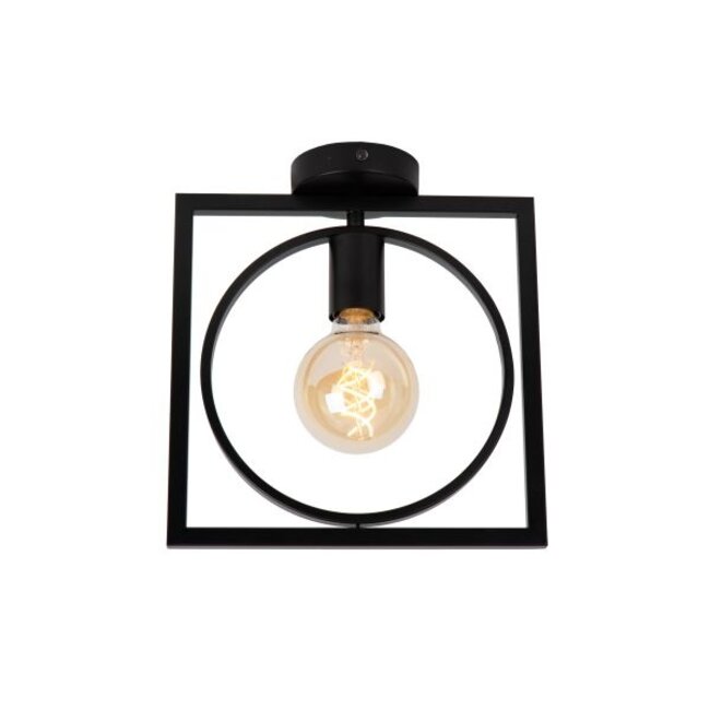 SUUS - Plafonnière - 1xE27 - Zwart - 00127/01/30