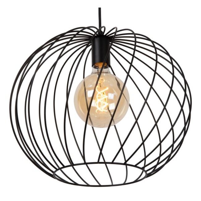 DANZA - Hanglamp - Ø 40 cm - 1xE27 - Zwart - 21428/40/30