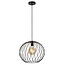 DANZA - Hanging lamp - Ø 40 cm - 1xE27 - Black - 21428/40/30