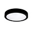 Panneau en saillie Moon 180 LED rond noir avec capteur