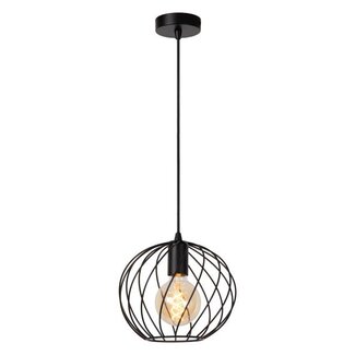 Lucide DANZA - Hanging lamp - Ø 25 cm - 1xE27 - Black - 21428/25/30