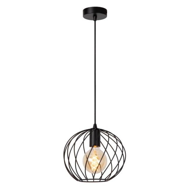 DANZA - Hanging lamp - Ø 25 cm - 1xE27 - Black - 21428/25/30
