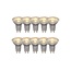 Lucide MR16 * 10 - Led lamp - Ø 5 cm - LED - GU10 - 10x5W 2700K - Transparent - Set of 10 - 49008/10/60