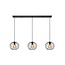 Lucide DANZA - Hanging lamp - 3xE27 - Black - 21428/03/30