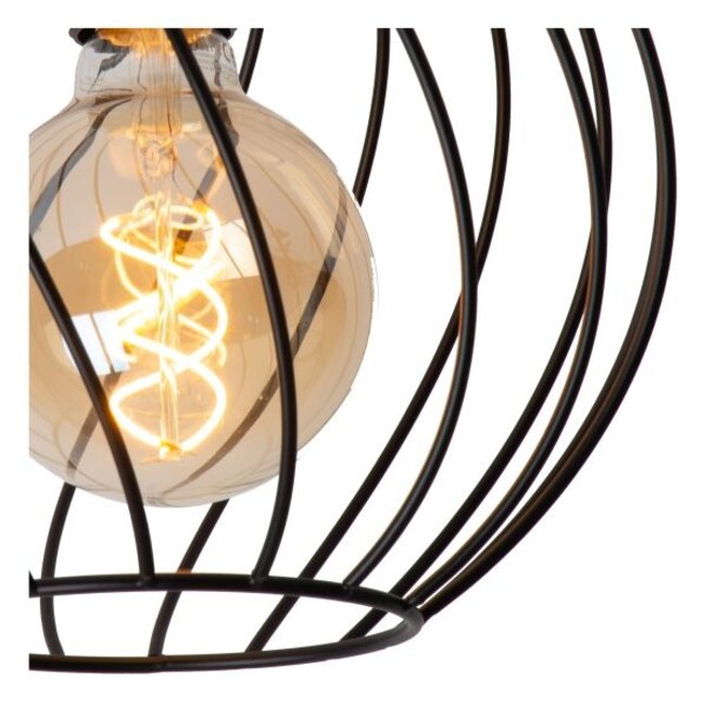 DANZA - Ceiling lamp - Ø 25 cm - 1xE27 - Black - 21128/25/30