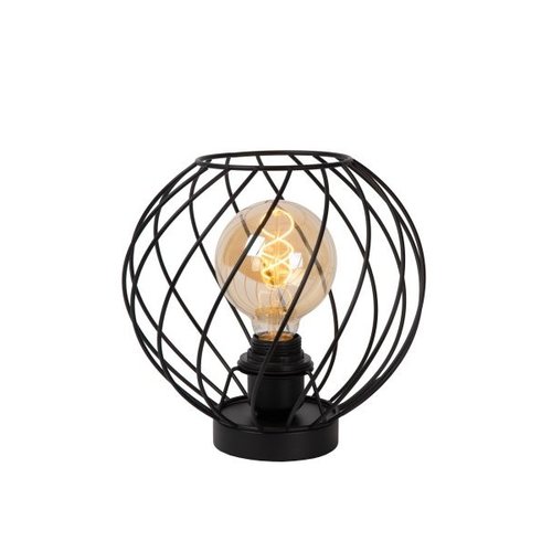 Lucide DANZA - Lampe à poser - Ø 25 cm - 1xE27 - Noir - 21528/25/30 Lucide DANZA - Lampe à poser - Ø 25 cm - 1xE27 - Noir - 21528/25/30