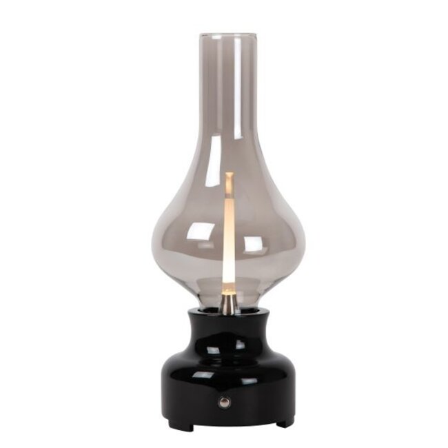 JASON - Rechargeable Table Lamp - Accu/Battery - LED Dim. - 1x2W 3000K - 3 StepDim - Black - 74516/02/30