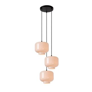 Lucide MEDINE - Hanglamp - Ø 46 cm - 3xE27 - Opaal - 46413/13/61