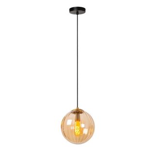 Lucide MONSARAZ - Hanging lamp - Ø 25 cm - 1xE27 - Amber - 45493/30/62