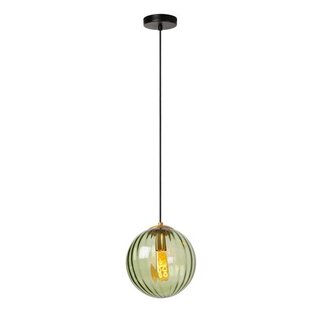 Lucide MONSARAZ - Hanging lamp - Ø 25 cm - 1xE27 - Green - 45493/30/33